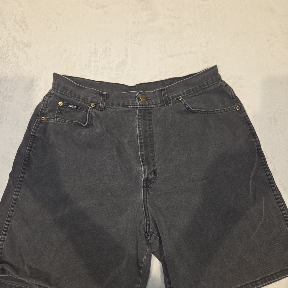 Chic Dark Gray Jean Shorts for Men